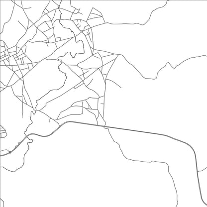 ROAD MAP OF VELADERO, PANAMA BY MAPBAKES