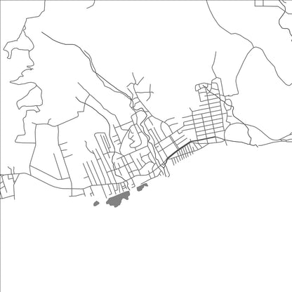 ROAD MAP OF VERACRUZ, PANAMA BY MAPBAKES