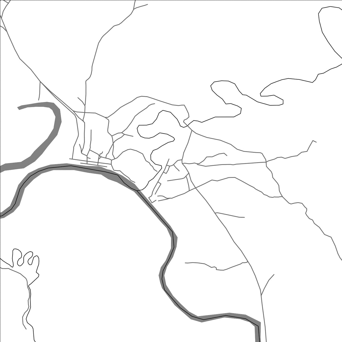 ROAD MAP OF YAPE, PANAMA BY MAPBAKES