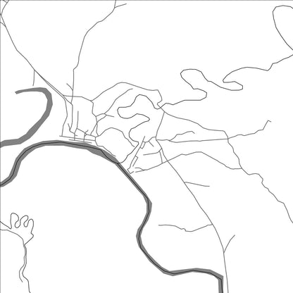 ROAD MAP OF YAPE, PANAMA BY MAPBAKES