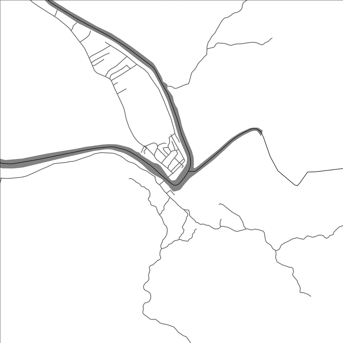 ROAD MAP OF YAVIZA, PANAMA BY MAPBAKES