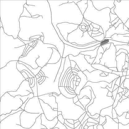 ROAD MAP OF NYANZA, RWANDA BY MAPBAKES