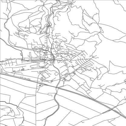 ROAD MAP OF AJDOVŠČINA, SLOVENIA BY MAPBAKES