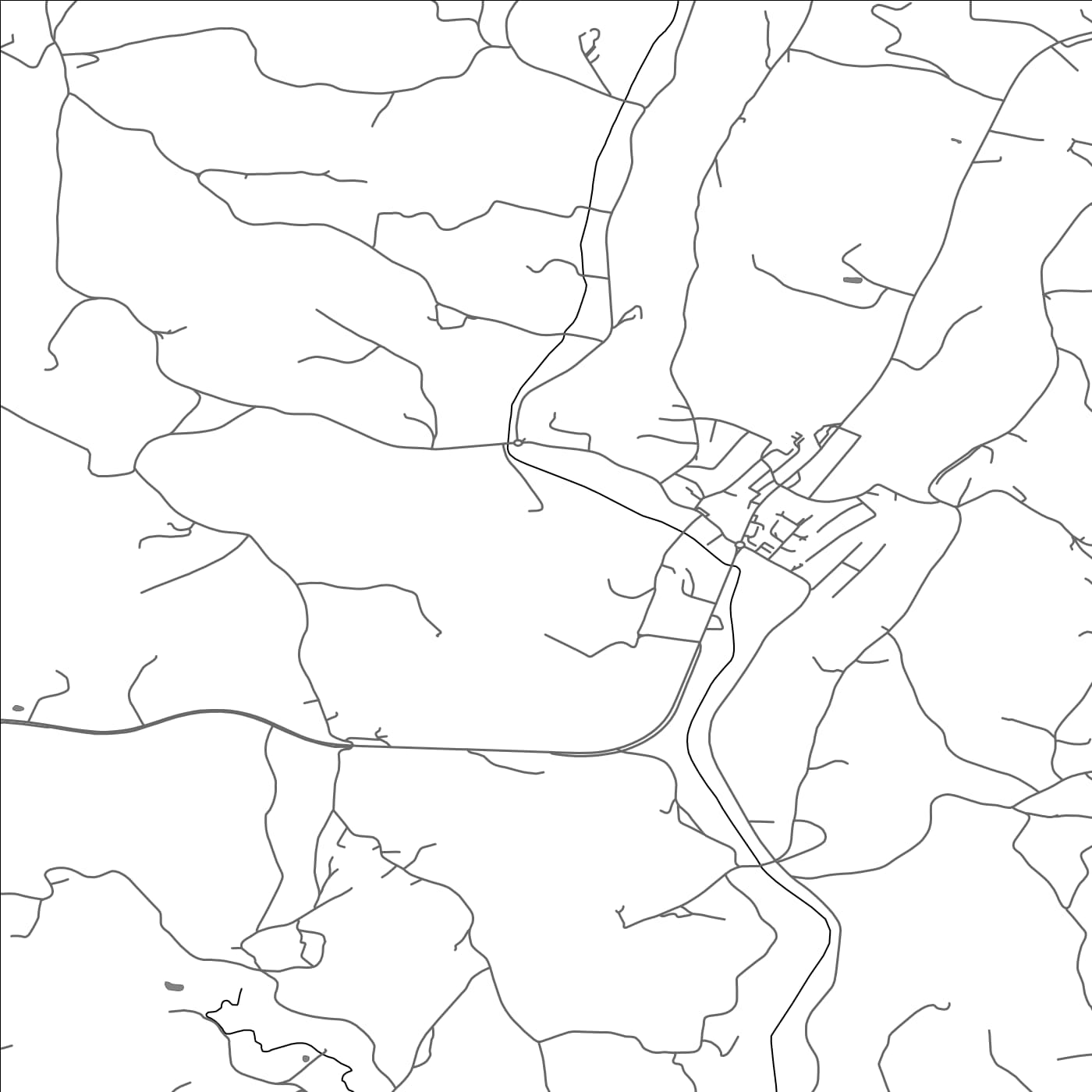 ROAD MAP OF BENEDIKT, SLOVENIA BY MAPBAKES