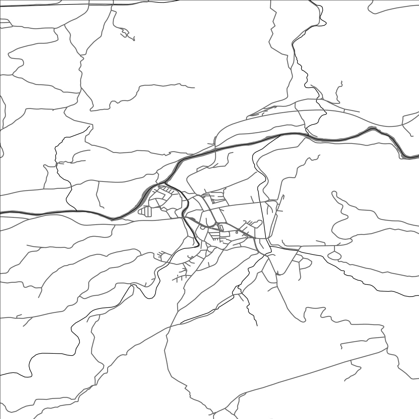 ROAD MAP OF BOHINJSKA BISTRICA, SLOVENIA BY MAPBAKES