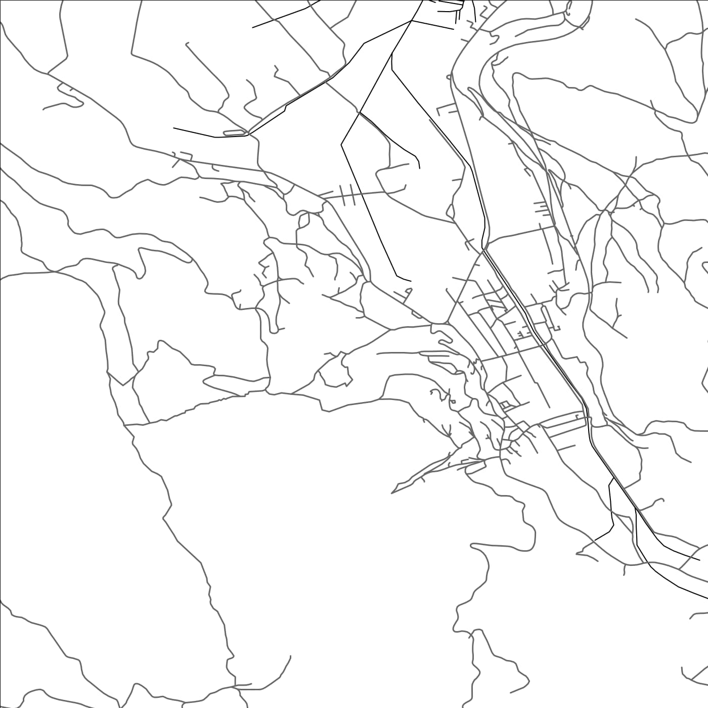 ROAD MAP OF BOROVNICA, SLOVENIA BY MAPBAKES