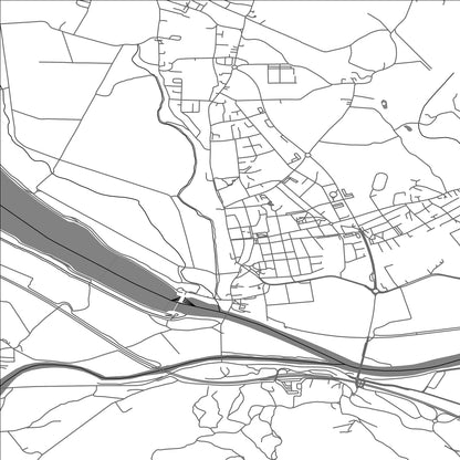 ROAD MAP OF BREŽICE, SLOVENIA BY MAPBAKES