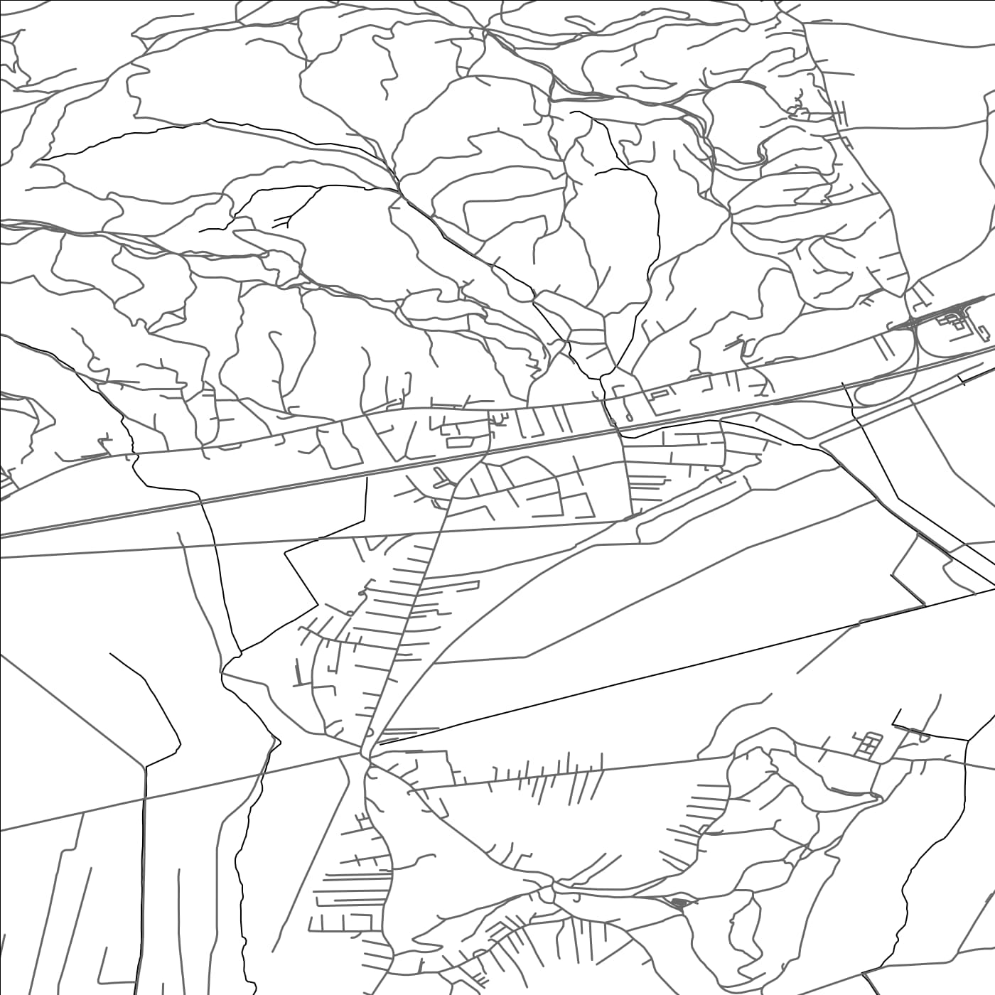 ROAD MAP OF BREZOVICA, SLOVENIA BY MAPBAKES