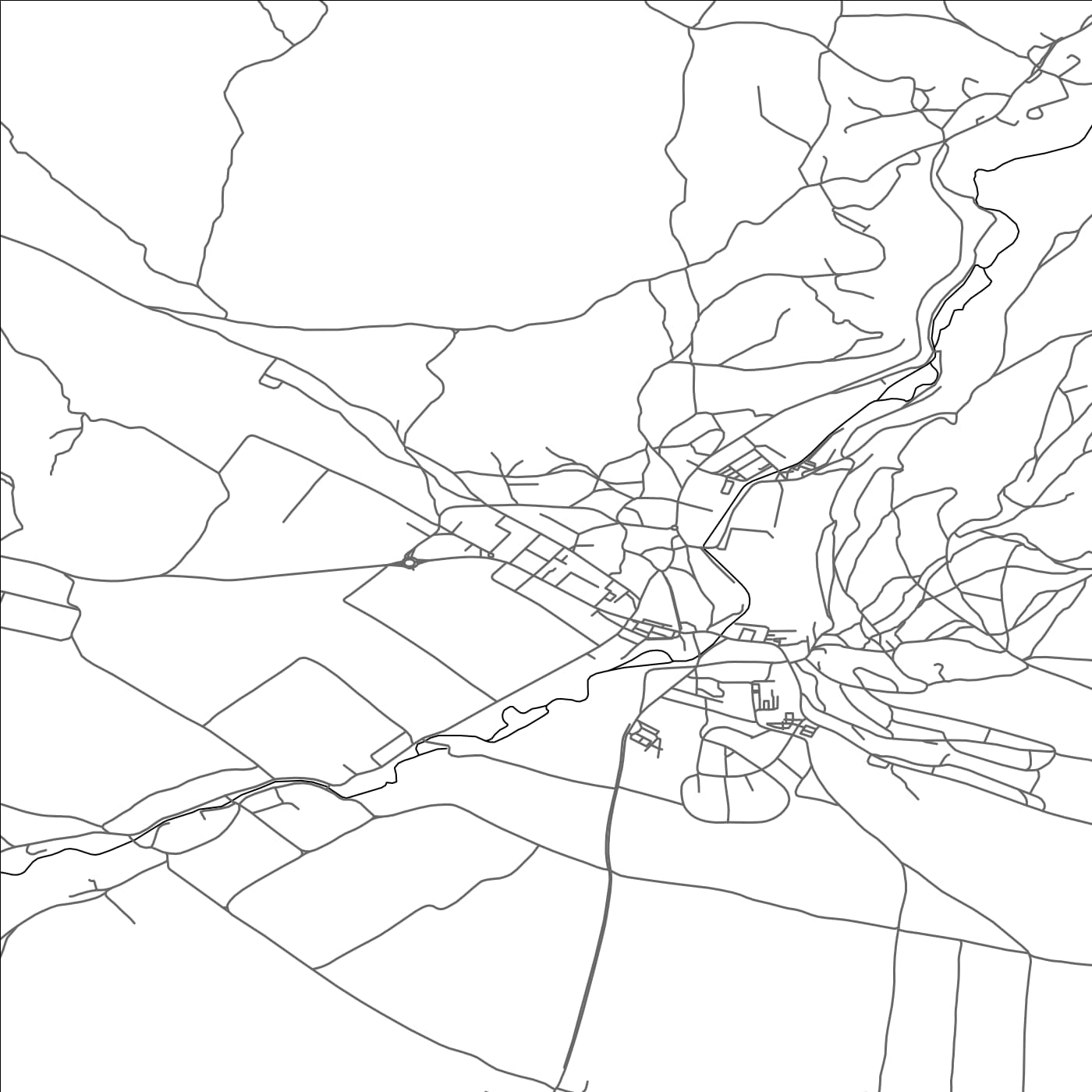 ROAD MAP OF CERKNICA, SLOVENIA BY MAPBAKES