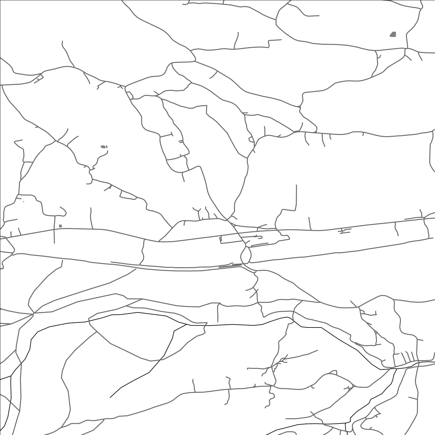 ROAD MAP OF GORNJI PETROVCI, SLOVENIA BY MAPBAKES