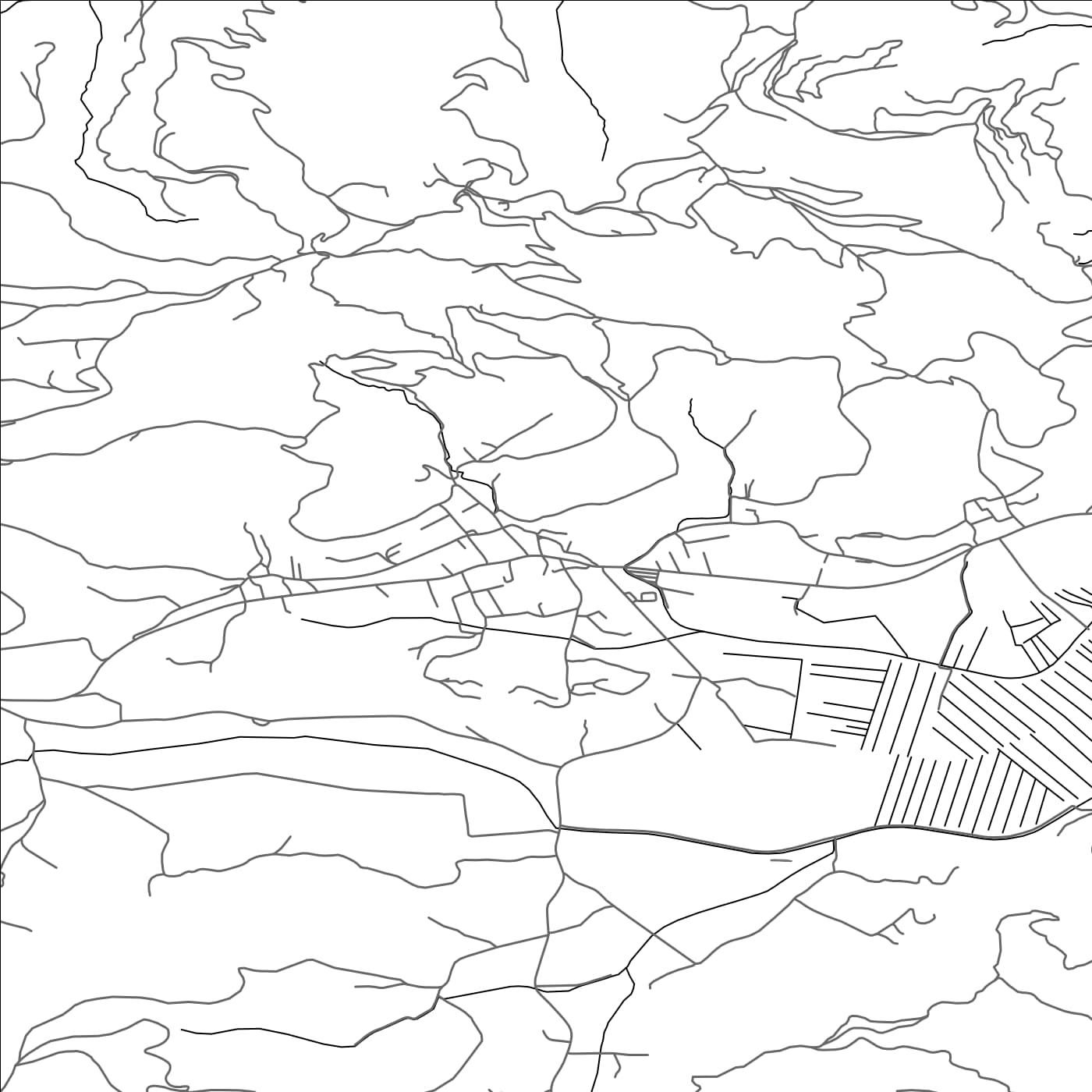 ROAD MAP OF HORJUL, SLOVENIA BY MAPBAKES