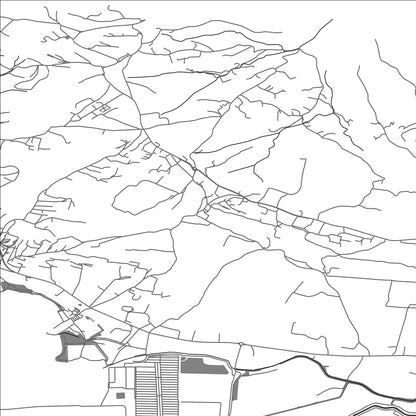 ROAD MAP OF HRVATINI, SLOVENIA BY MAPBAKES