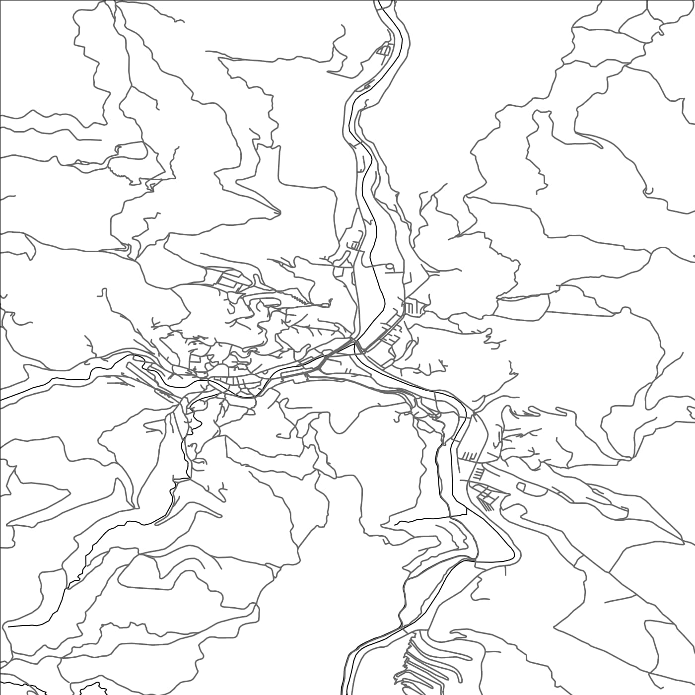 ROAD MAP OF IDRIJA, SLOVENIA BY MAPBAKES