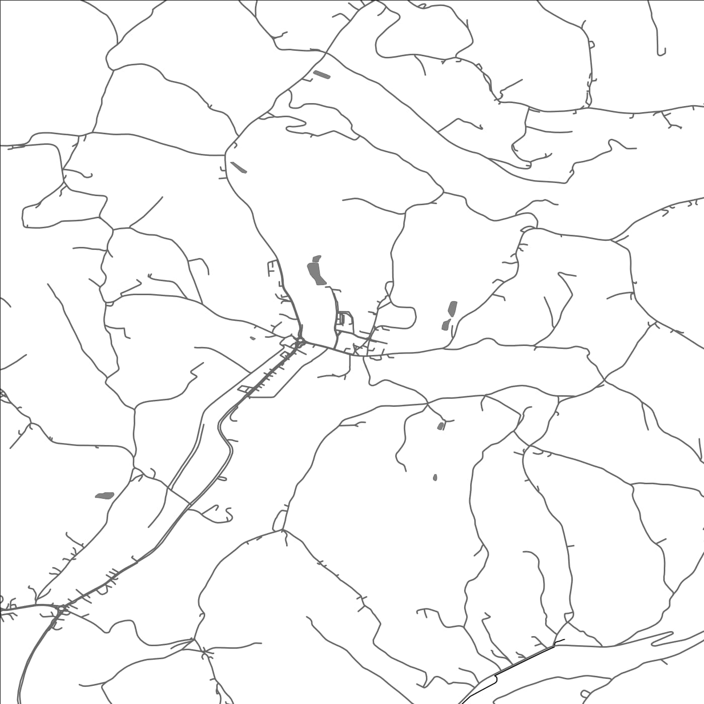 ROAD MAP OF JURŠINCI, SLOVENIA BY MAPBAKES