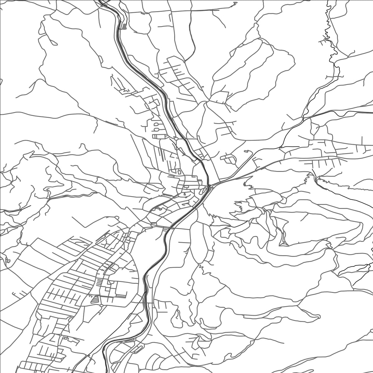 ROAD MAP OF KAMNIK, SLOVENIA BY MAPBAKES