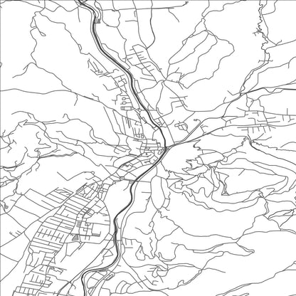 ROAD MAP OF KAMNIK, SLOVENIA BY MAPBAKES