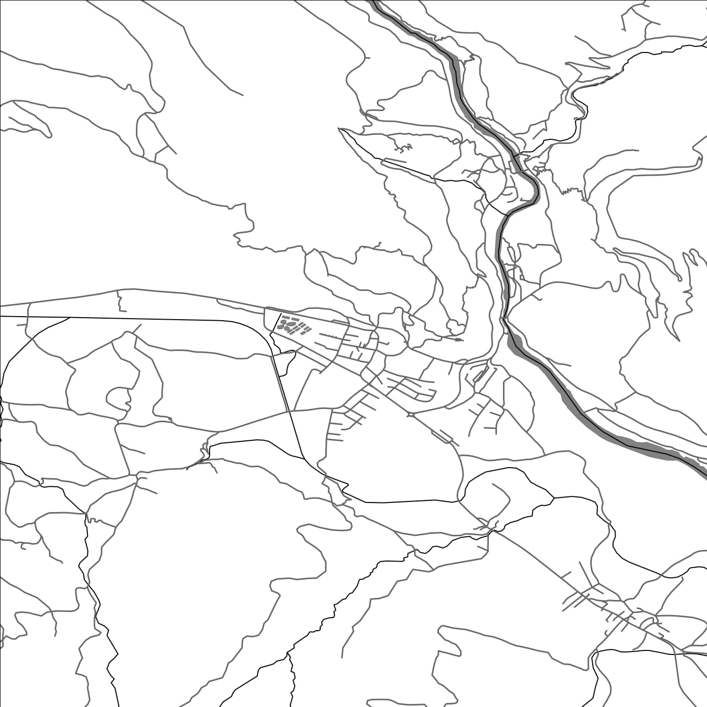 ROAD MAP OF KOBARID, SLOVENIA BY MAPBAKES