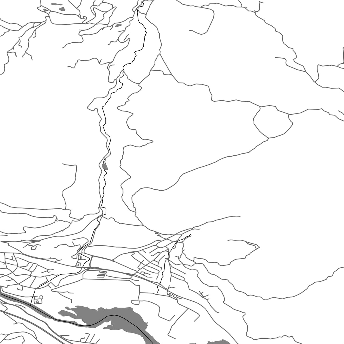ROAD MAP OF KOROŠKA-BELA, SLOVENIA BY MAPBAKES