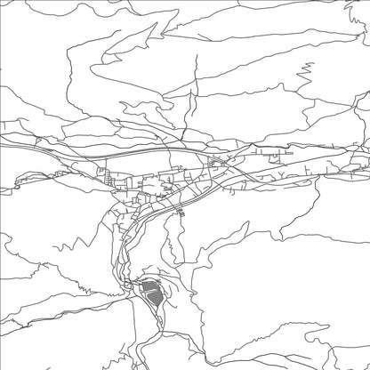 ROAD MAP OF KRANJSKA GORA, SLOVENIA BY MAPBAKES
