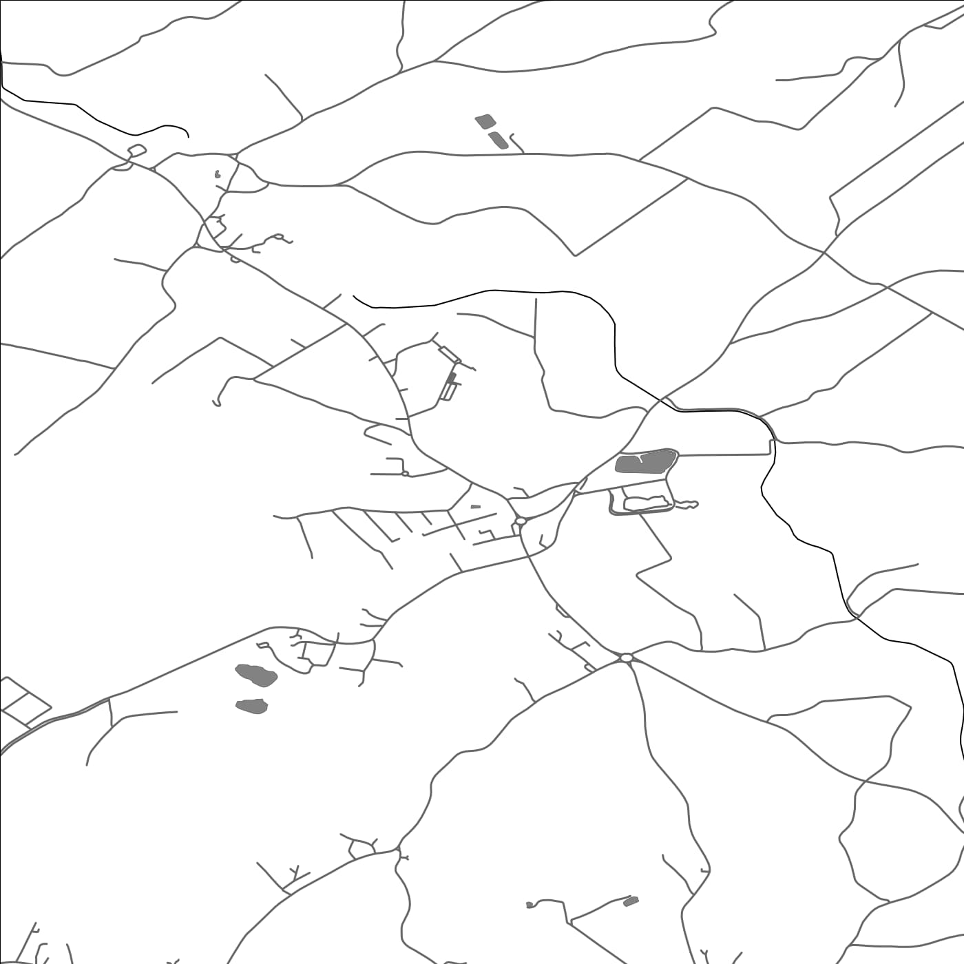 ROAD MAP OF KRIŽEVCI, SLOVENIA BY MAPBAKES