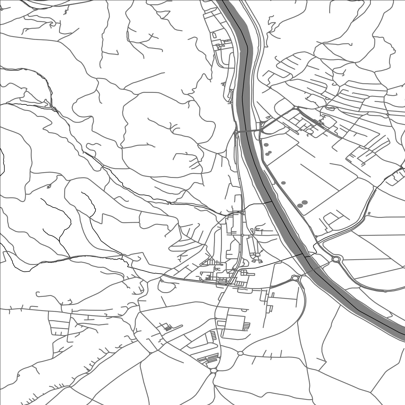 ROAD MAP OF KRŠKO, SLOVENIA BY MAPBAKES