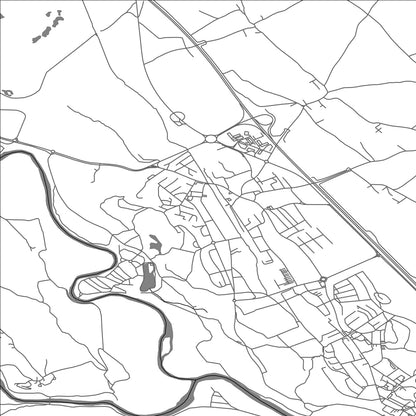 ROAD MAP OF LESCE, SLOVENIA BY MAPBAKES