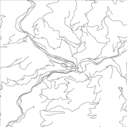 ROAD MAP OF LUČE, SLOVENIA BY MAPBAKES