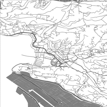 ROAD MAP OF LUCIJA, SLOVENIA BY MAPBAKES