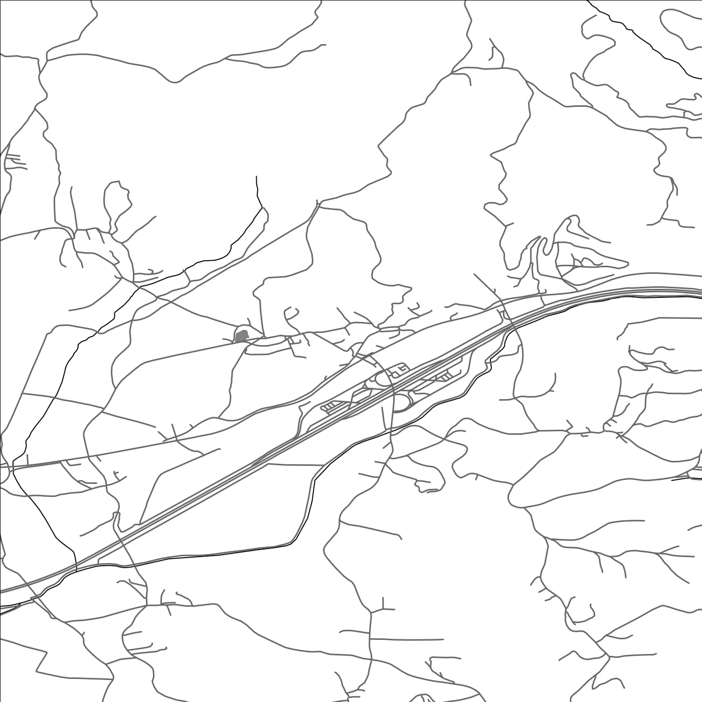 ROAD MAP OF LUKOVICA, SLOVENIA BY MAPBAKES