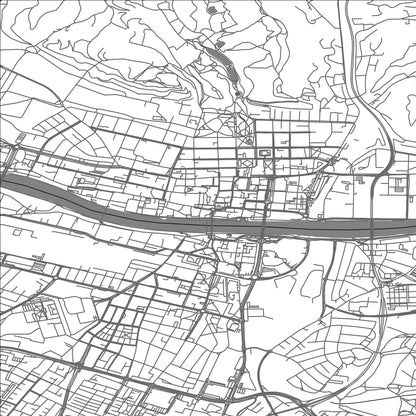 ROAD MAP OF MARIBOR, SLOVENIA BY MAPBAKES