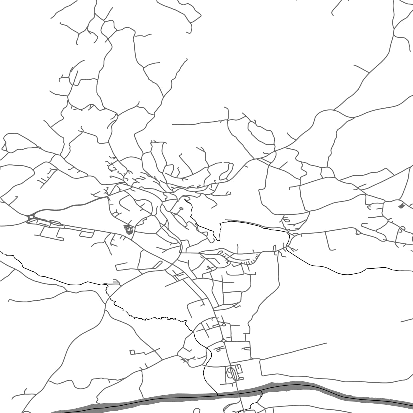 ROAD MAP OF METLIKA, SLOVENIA BY MAPBAKES