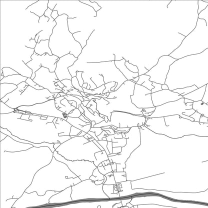 ROAD MAP OF METLIKA, SLOVENIA BY MAPBAKES