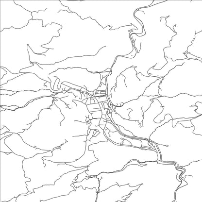 ROAD MAP OF MEŽICA, SLOVENIA BY MAPBAKES