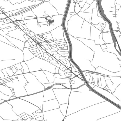 ROAD MAP OF MIKLAVŽ NA DRAVSKEM POLJU, SLOVENIA BY MAPBAKES