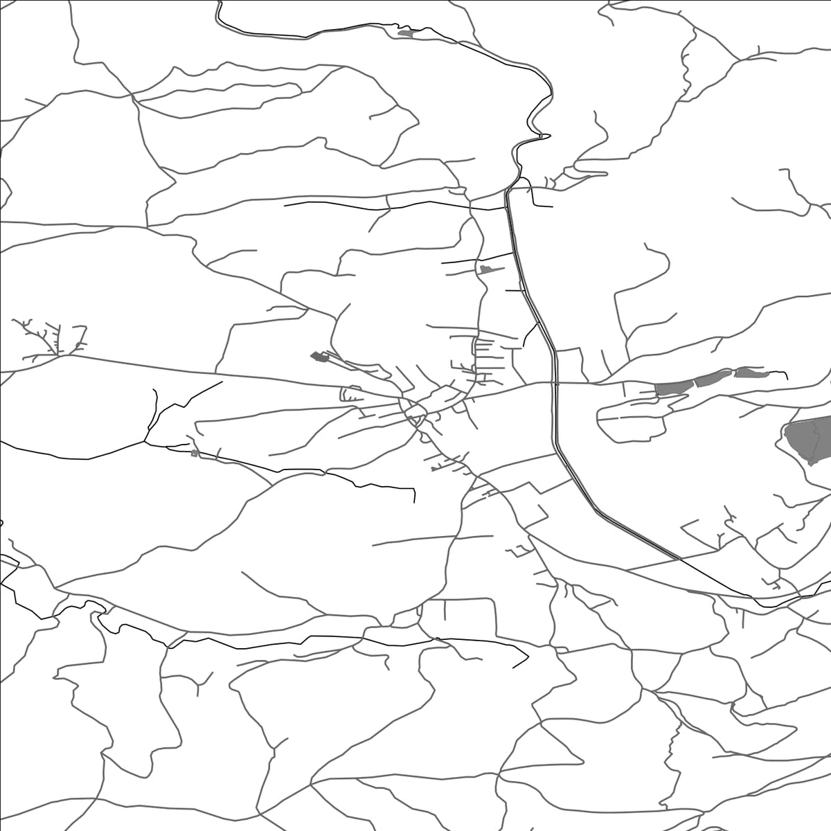 ROAD MAP OF MORAVČE, SLOVENIA BY MAPBAKES