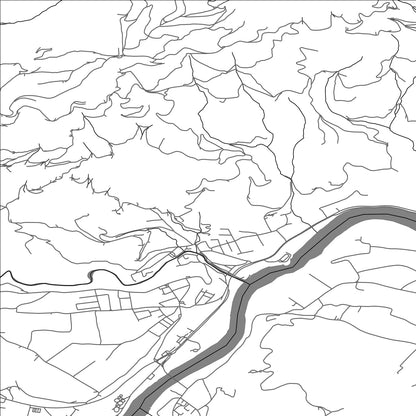 ROAD MAP OF MUTA, SLOVENIA BY MAPBAKES