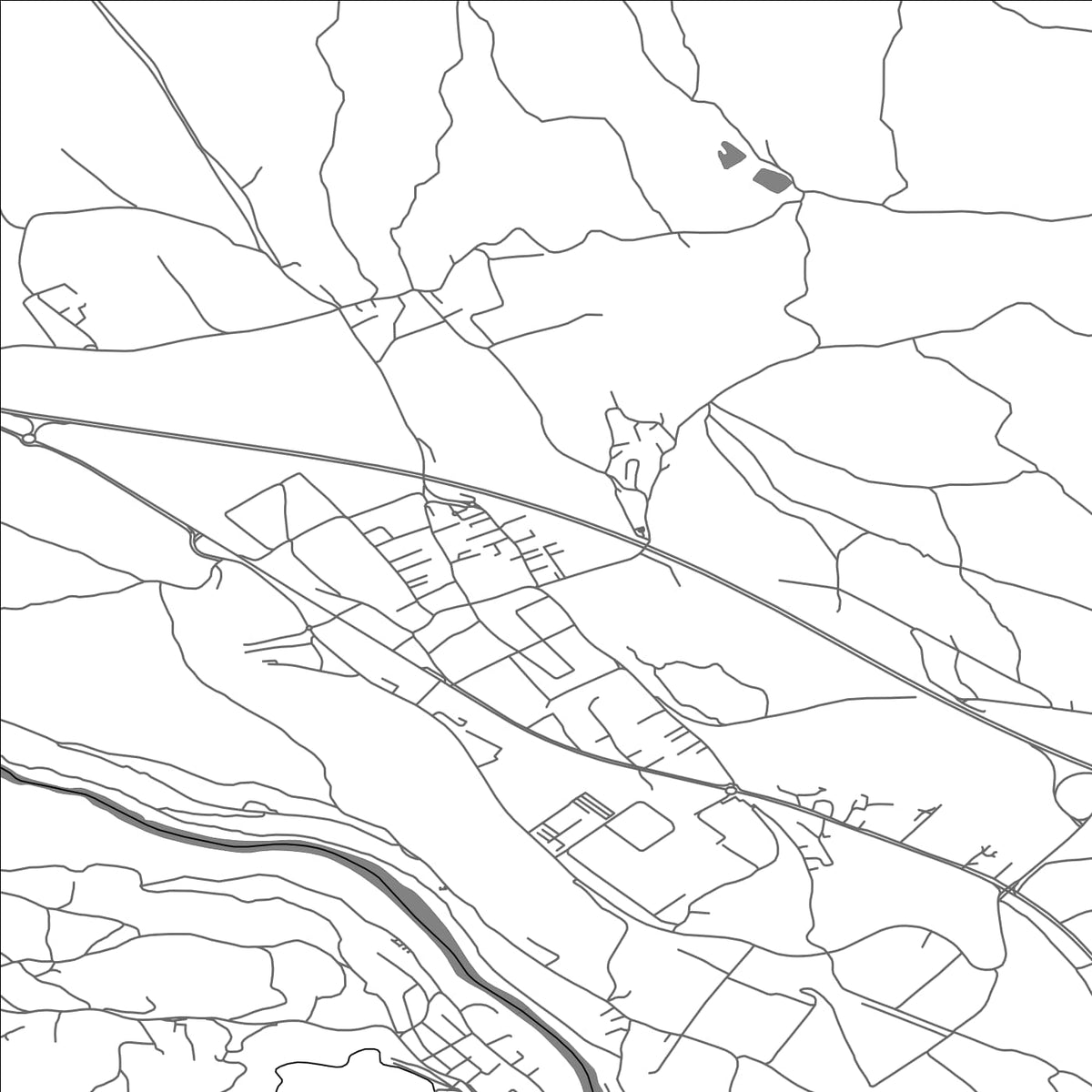 ROAD MAP OF NAKLO, SLOVENIA BY MAPBAKES