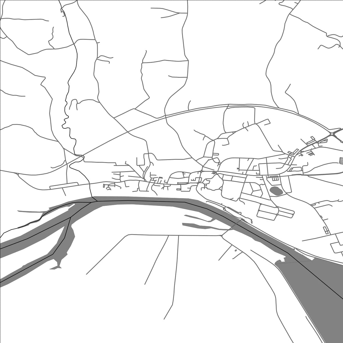 ROAD MAP OF ORMOŽ, SLOVENIA BY MAPBAKES