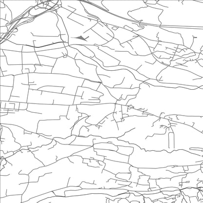 ROAD MAP OF POBEGI, SLOVENIA BY MAPBAKES