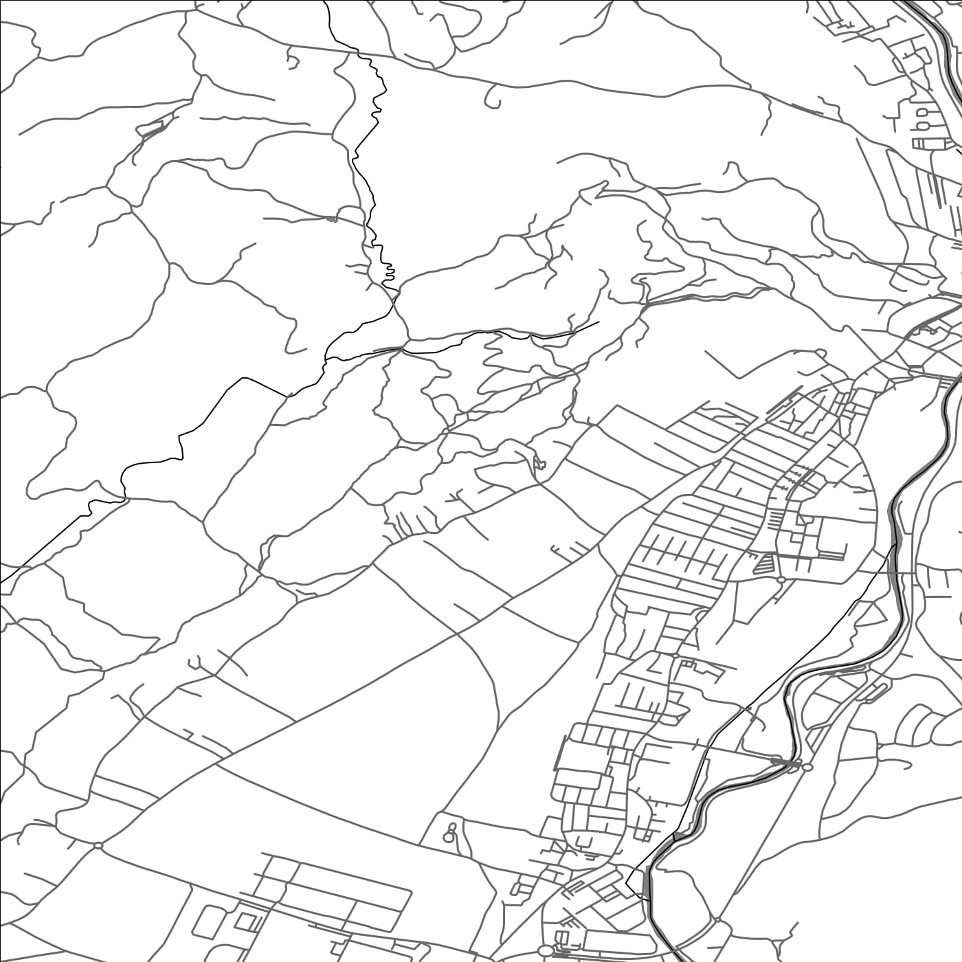 ROAD MAP OF PODGORJE, SLOVENIA BY MAPBAKES