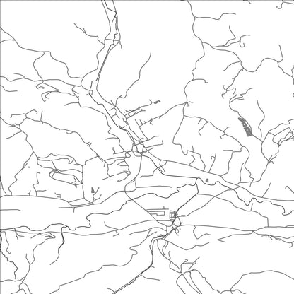 ROAD MAP OF POLJČANE, SLOVENIA BY MAPBAKES