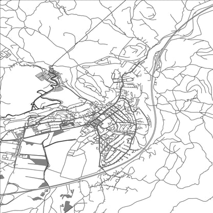 ROAD MAP OF POSTOJNA, SLOVENIA BY MAPBAKES