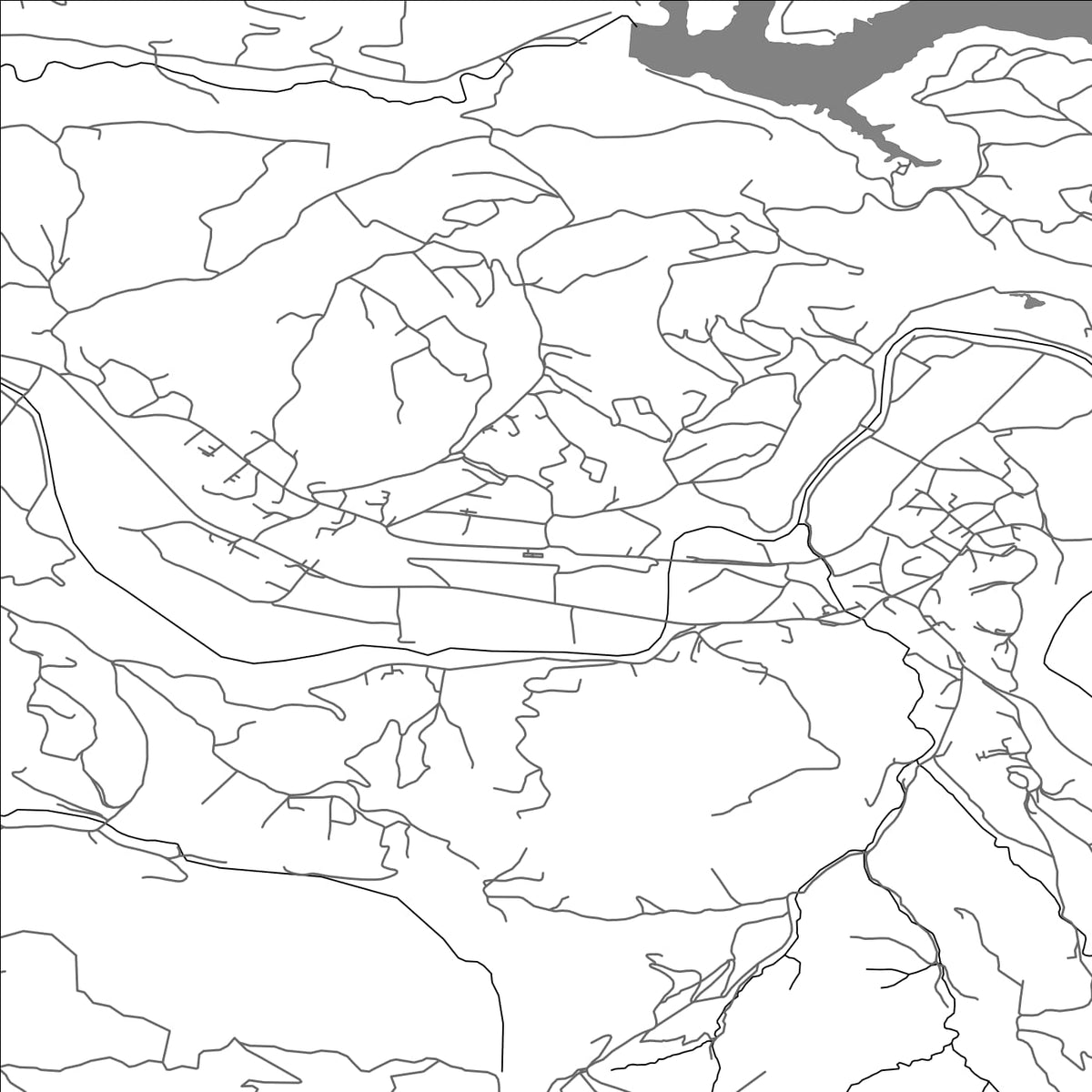 ROAD MAP OF PRVAČINA, SLOVENIA BY MAPBAKES