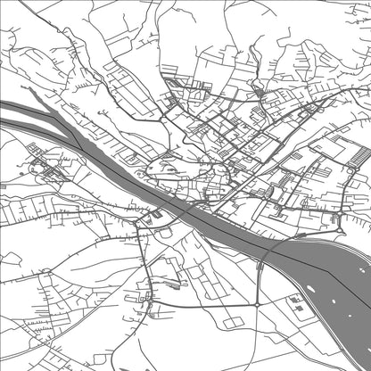 ROAD MAP OF PTUJ, SLOVENIA BY MAPBAKES