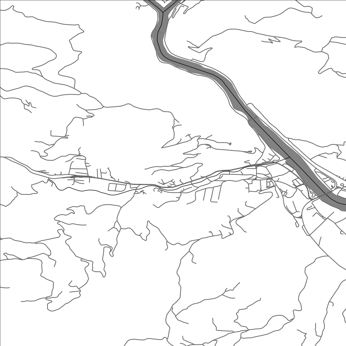 ROAD MAP OF RADEČE, SLOVENIA BY MAPBAKES