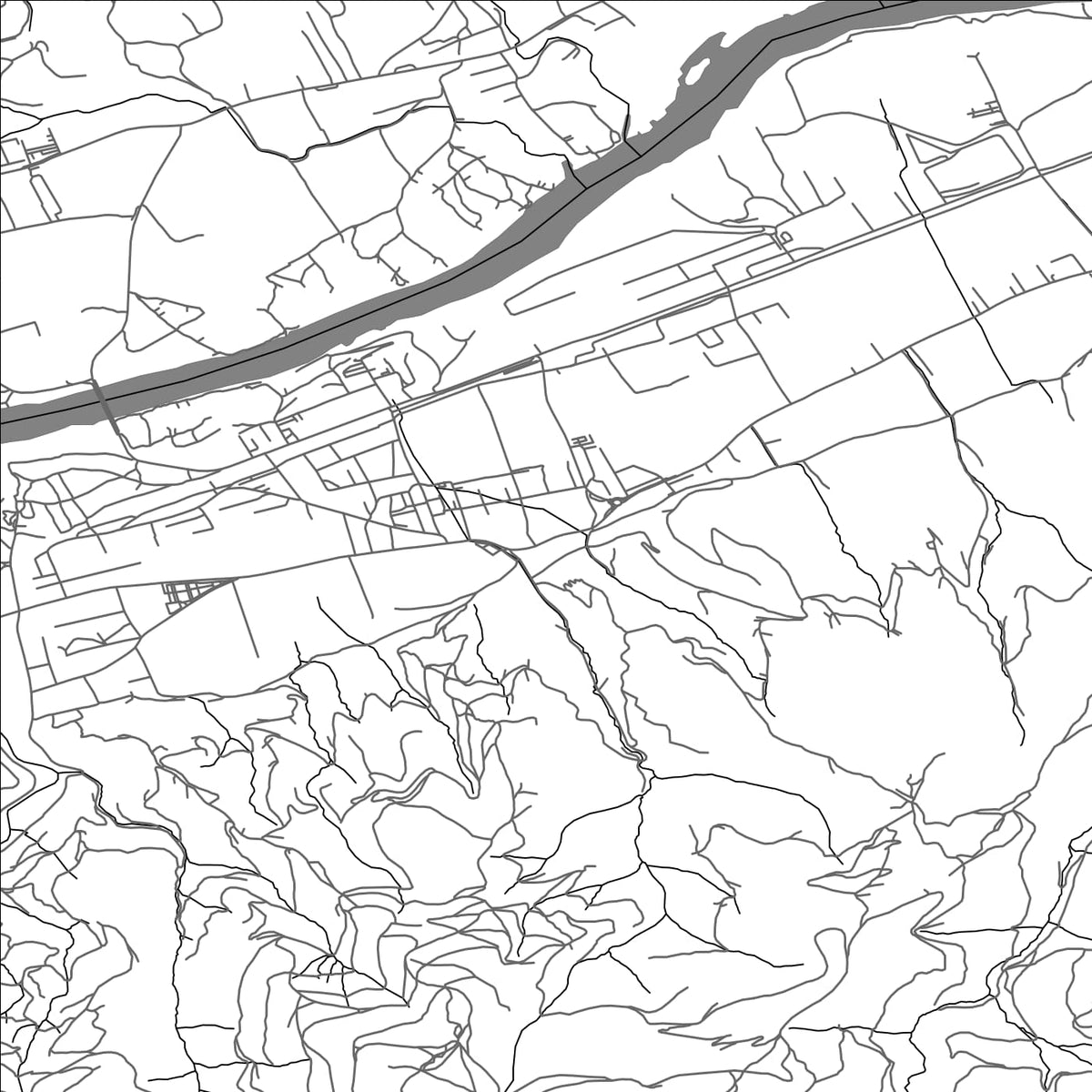 ROAD MAP OF RUŠE, SLOVENIA BY MAPBAKES