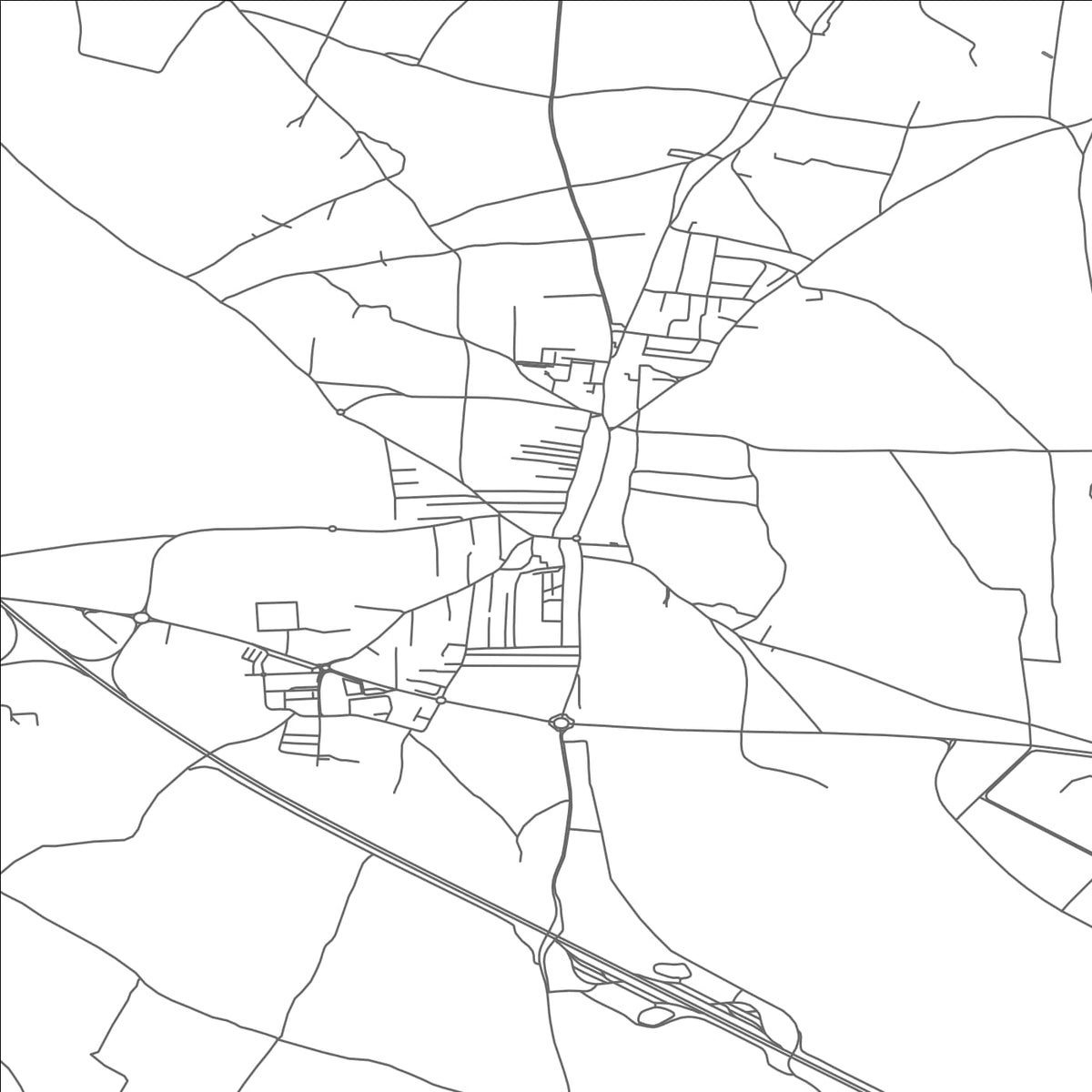 ROAD MAP OF ŠENCUR, SLOVENIA BY MAPBAKES