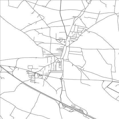ROAD MAP OF ŠENCUR, SLOVENIA BY MAPBAKES