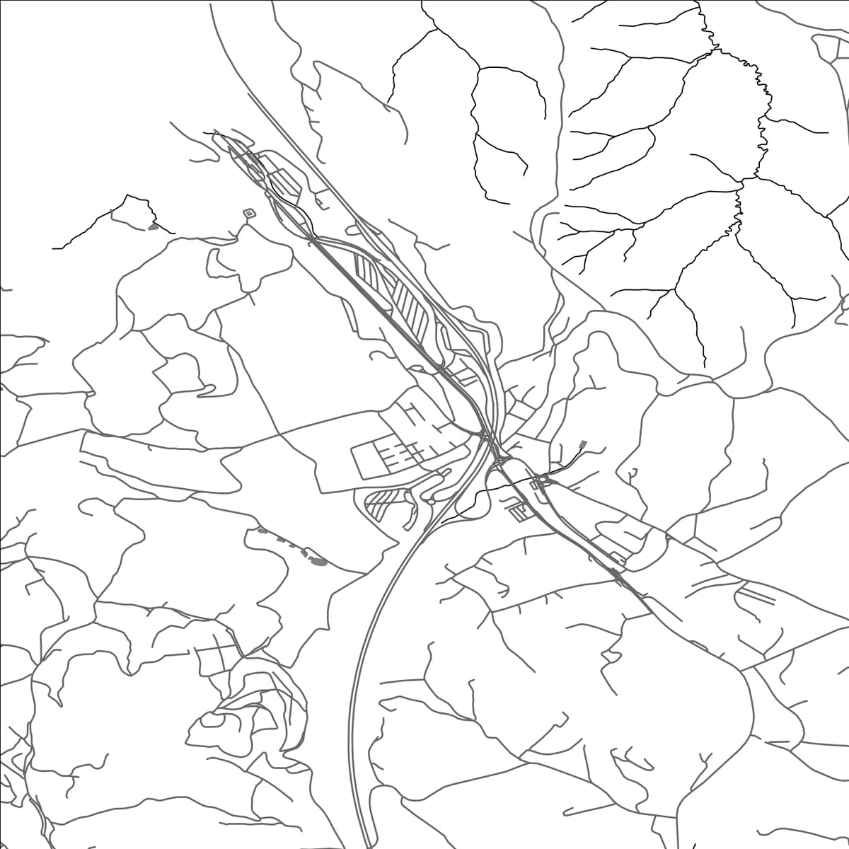 ROAD MAP OF ŠENTILJ, SLOVENIA BY MAPBAKES