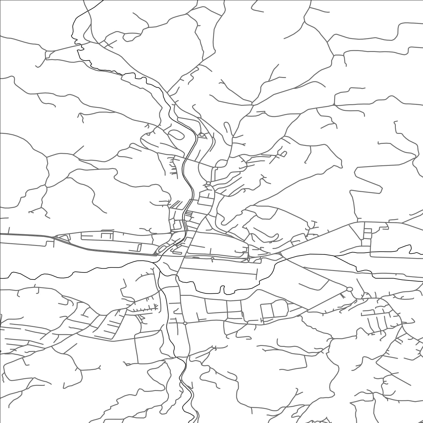 ROAD MAP OF ŠENTJUR, SLOVENIA BY MAPBAKES